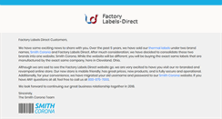 Desktop Screenshot of labels-direct.com
